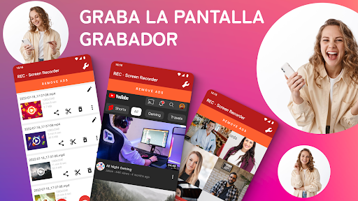 Captura de pantalla de Grabadora de Pantalla - REC