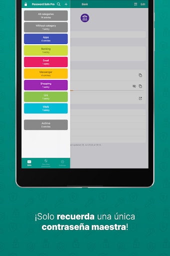 Captura de pantalla de Password Safe and Manager