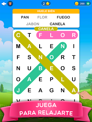 Captura de pantalla de Word Search 2: Sopa de letras