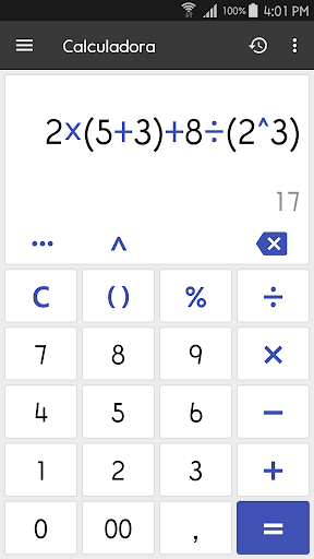 Captura de pantalla de ClevCalc - Calculadora