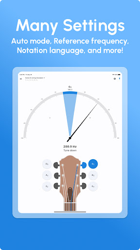 Guitar Tuner - LikeTones screenshot
