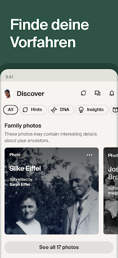 Ancestry: Familie und DNA Screenshot