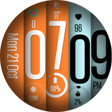 Captura de pantalla de Stretch Fall - Watch face