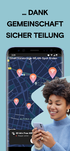Instabridge: WiFi Map Screenshot