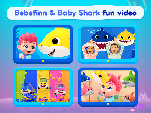 Captura de pantalla de Pinkfong Tiburón Bebé: Juegos
