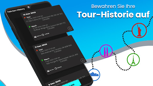Geschwindigkeitsmesser GPS HUD Screenshot