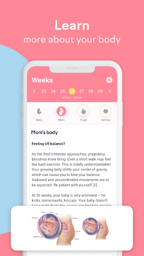 Captura de pantalla de Pregnancy Tracker: amma