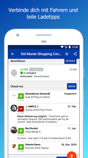 PlugShare- Ladestationen Screenshot