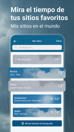 Captura de pantalla de Tiempo & Radar