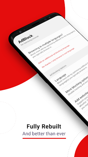 Captura de pantalla de AdBlock para Samsung Browser