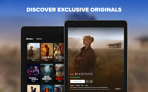 Captura de pantalla de Paramount+