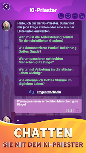 Bibel-Quiz Screenshot