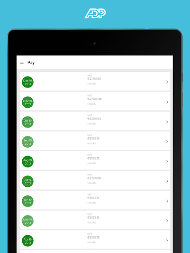 ADP Mobile Solutions Screenshot