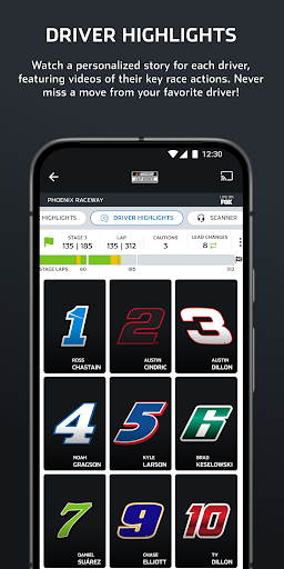 Captura de pantalla de NASCAR MOBILE