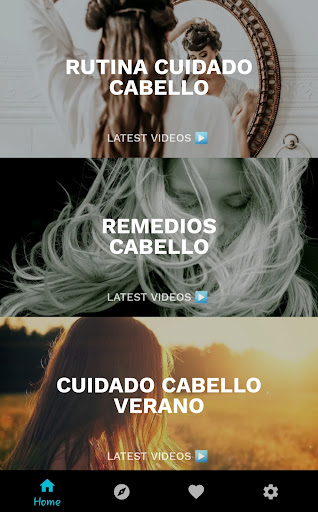 Captura de pantalla de Rutina de cuidado del cabello