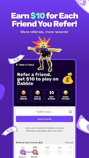 Captura de pantalla de Dabble - Real Money Pick'Em