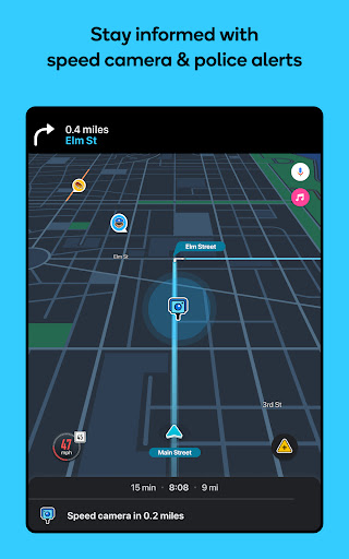 Captura de pantalla de Waze Navegación y Tráfico