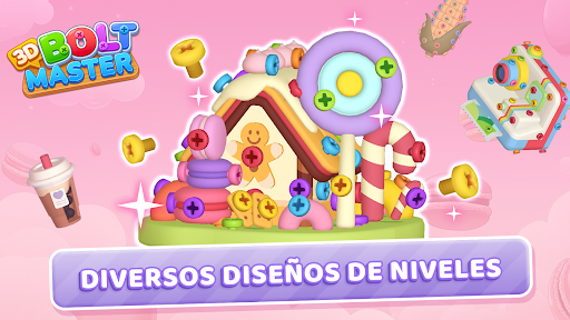 Captura de pantalla de 3D Bolt Master: Screw Pin Jam