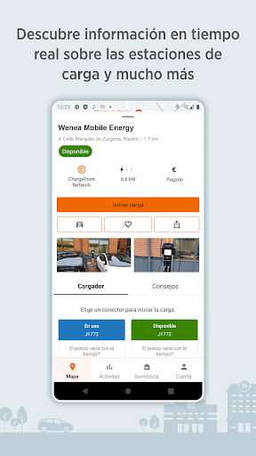 Captura de pantalla de ChargePoint