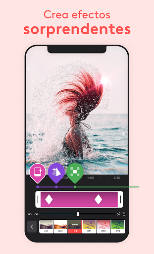 Captura de pantalla de Videoleap: Editor de Vídeo IA