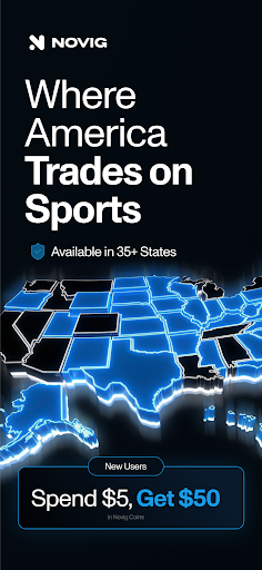 Captura de pantalla de Novig: Trade & Predict Sports