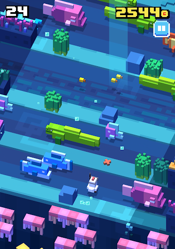 Captura de pantalla de Crossy Road