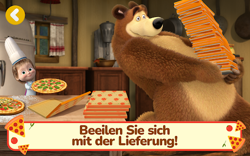 Mascha und der Bär: Pizzeria! Screenshot