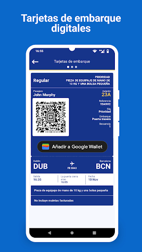 Captura de pantalla de Ryanair