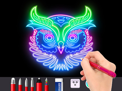 Captura de pantalla de Doodle Master - Glow Art
