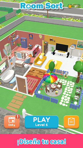 Captura de pantalla de Room Sort