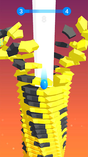 Captura de pantalla de Stack Ball - Choque en Picado