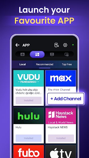 Smart-TV-Fernbedienung Screenshot