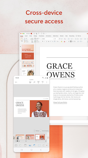Captura de pantalla de Microsoft PowerPoint