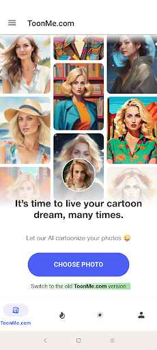 Captura de pantalla de ToonMe photo cartoon maker