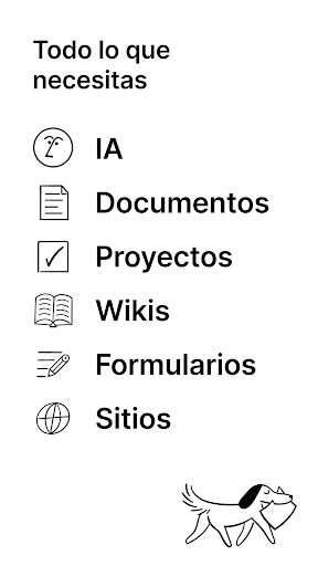 Captura de pantalla de Notion: Notas, tareas e IA