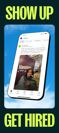 Captura de pantalla de Handshake Jobs & New Careers