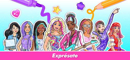 Captura de pantalla de Barbie Crea y Colorea