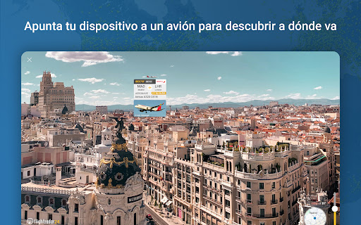 Captura de pantalla de Flightradar24 Flight Tracker