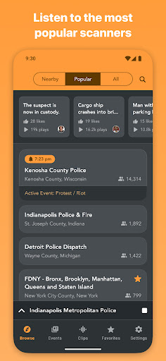 Scanner Radio - Police Scanner Screenshot