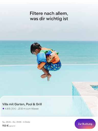 Ferienhäuser buchen – HomeToGo Screenshot
