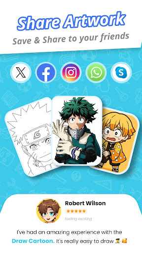 Draw Cartoon - AR Sketch App screenshot