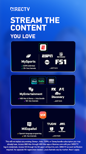 DIRECTV: TV & Movie Streaming screenshot
