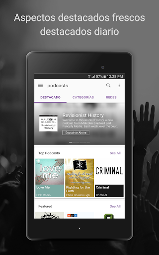Captura de pantalla de Podcast Radio Música- Castbox