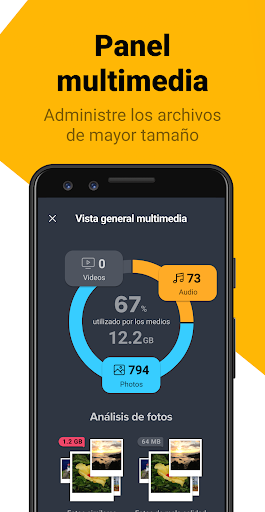 Captura de pantalla de AVG Cleaner: limpiador