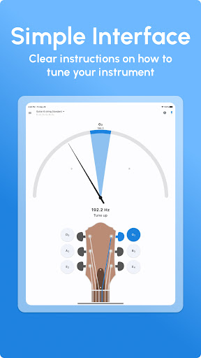 Guitar Tuner - LikeTones screenshot