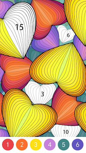 Tangle Color by Number Book screenshot