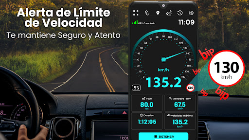 Captura de pantalla de Velocimetro gps y pro odometer