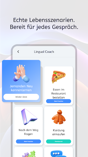 Lingual Coach: Lernen mit KI Screenshot