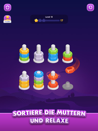 Nut Sort: Color Sorting Game Screenshot