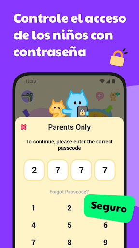 Captura de pantalla de JusTalk Kids Messenger